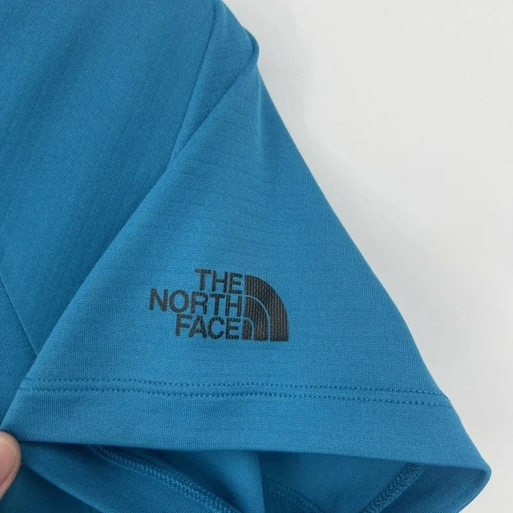 The North Face Men's Blue FlashDry Short‎ Sleeve Athletic Shirt Size Medium